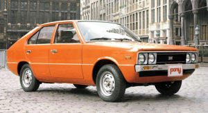 1976 Hyundai Pony, South Korea's first mass produced and exported car