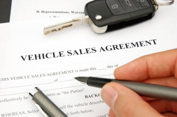 Vehicle contract documents