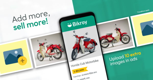 Bikroy's Extra Image Upgrade for Your Ads