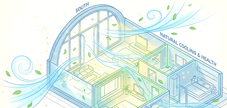 why south-facing flats are popular
