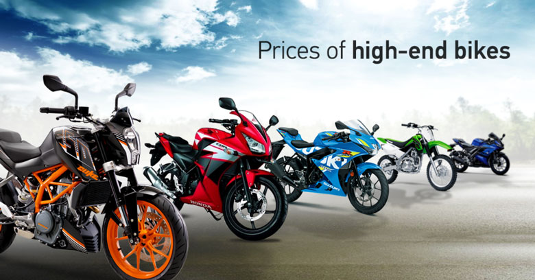 Popular high-end bike prices in Bangladesh
