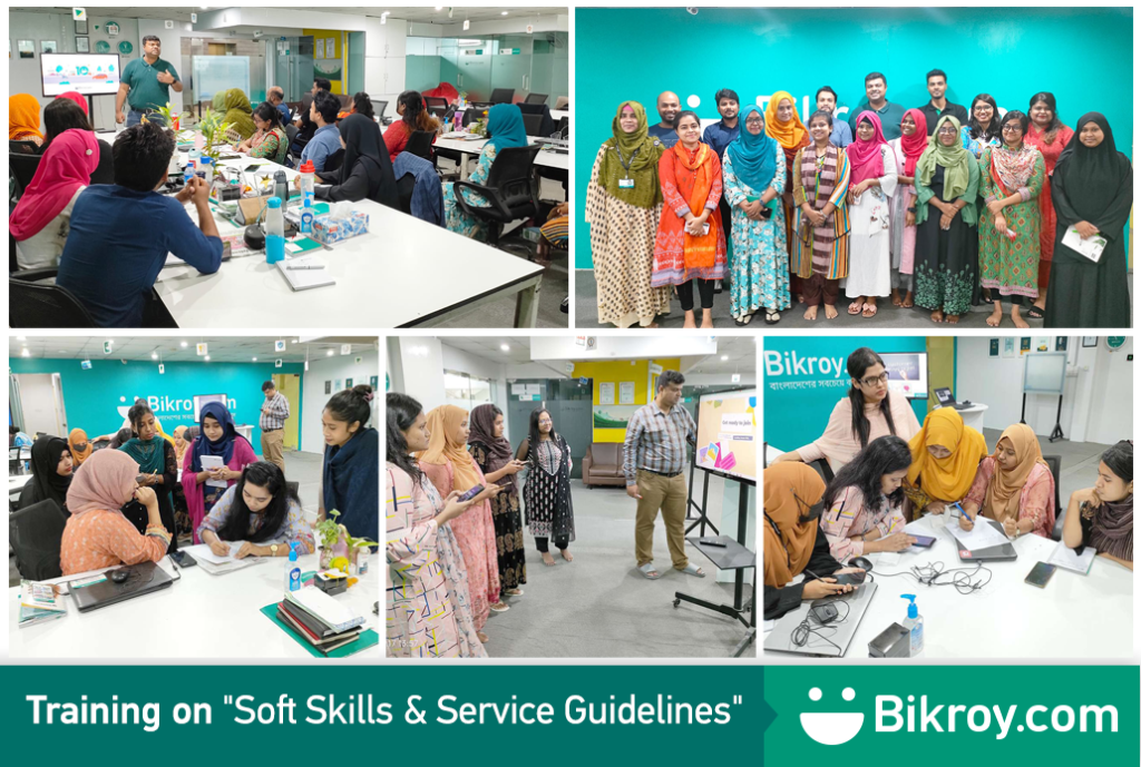 Bikroy.com conducted a Training Session for the calls agents on "Soft Skills & Service Guidelines Q3" by Md. Mohibul Alam with a focus to develop the performance & skills of the employees. The training was for 2 days with 2 batches of the participants. The training was held on September 17 & 24, 2022. 
