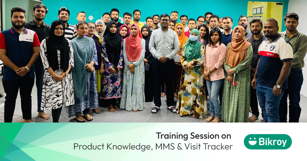 training on product knowledge, mms & visit tracker